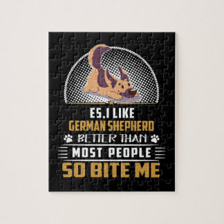 1 ES Ik hou van Duitse herder beter dan de meeste  Legpuzzel