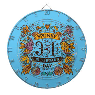 1 feb - Spunky Old Broads Day Dartbord