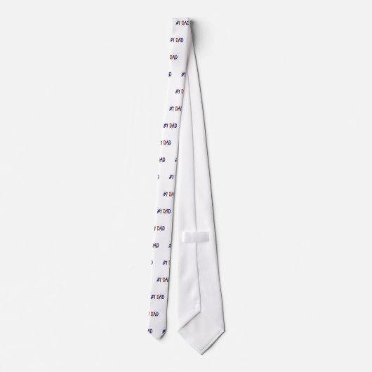 #1 Fête des pères papa cravate (Dos)