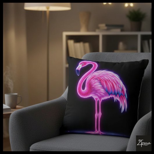 1. Flamingo Dreamscape Pillow Kussen
