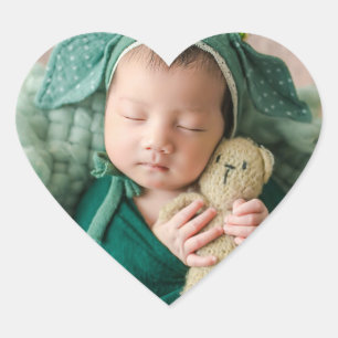 1 foto baby hart sticker