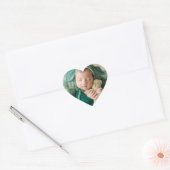 1 foto baby  hart sticker (Envelop)