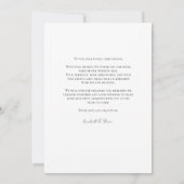 1 foto bruiloft bedankkaart (Achterkant)