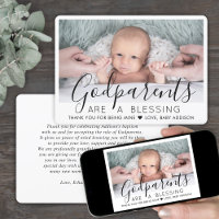 1 Foto Godouders Modern Baptisme of Christening