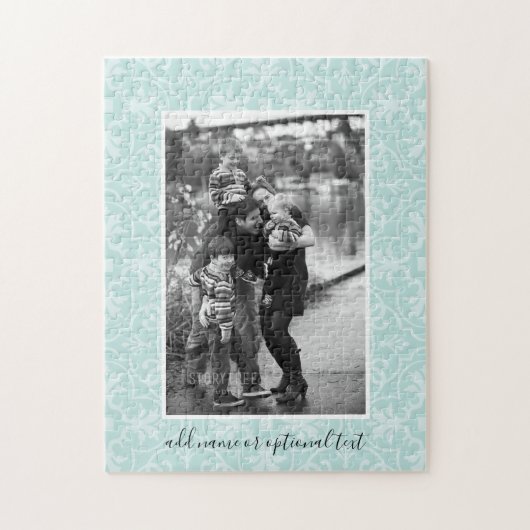 1 Foto met Farmhouse Tile Pattern en Text Legpuzzel (Verticaal)