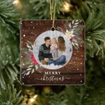 1 Foto met hout voor kerstversiering