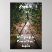 1 Foto Prom of HOCO-voorstel Cute Promposal Idee Poster (Voorkant)