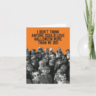 1 Funny Halloween Kaart - Geliefd bij Tandartsen