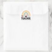 1- Funny Teacher Mode Teaching Gift for Teacher Ronde Sticker (Tas)