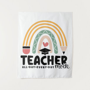 1- Funny Teacher Mode Teaching Gift for Teacher Wandkleed