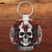 1. "Gotische schedel Sleutelhanger: Ontgrendel je  Sleutelhanger (Voorkant)