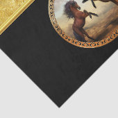 1 gouden lijsten paarden tissuepapier (Detail)