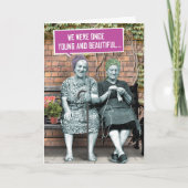 1 Grappige Kaart voor Verjaardagen - Jong en Mooi (Voorkant)
