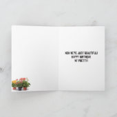 1 Grappige Kaart voor Verjaardagen - Jong en Mooi (Binnen)