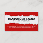 1 gratis HAMBURGER Klantenkaartje (Achterkant)