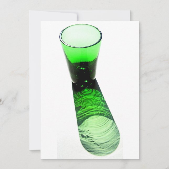 1 Green Cocktail Shot Glass (Voorkant)