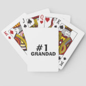 #1 Grootvaders Leerlook Pokerkaarten (Achterkant)