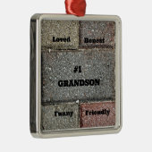 #1 Grootzoon Metalen Ornament (Rechts)