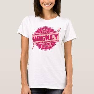 #1 Hockey Coach, met aangepaste achterdruk T-shirt