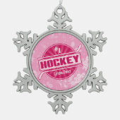 #1 Hockey Grandma Kerstmis Ornament (Voorkant)