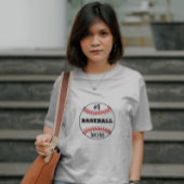 #1 honkbal mam t-shirt