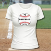 #1 honkbal mam t-shirt