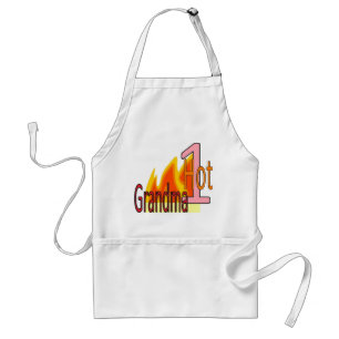 1 Hot Grandma Apron Standaard Schort