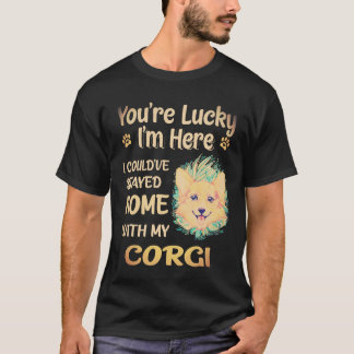 1 Ik had thuis kunnen blijven met Corgi T-shirt