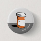 1 Inch. Ronde Button 3,2 Cm (Voorkant)