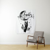 1- Inspirerend leraar sjirt, minimalistische leraa Wandkleed (In situ)