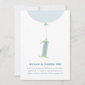 #1 Invitation au premier anniversaire du ballon (Devant)