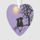 1 jaar en voor elk aangepast hart ornament (voorkant)