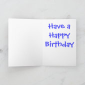 1 jaar oude Verjaardag Jongen Kaart (Binnen)