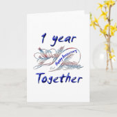 1 Jaar Samen Kaart (Gele Bloem)