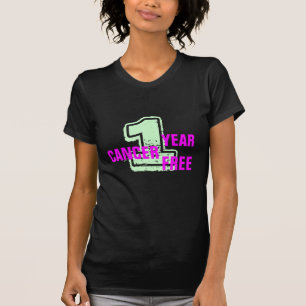 1 jaar Shirt voor kankervrije feestdag