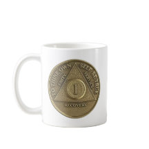 1 Jaar Sober Medallion Munt Gelukkig Jubileum