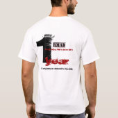 1 jaar t-shirt (Achterkant)