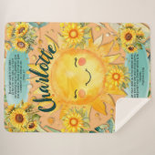 1 Jean 1:7, Couverture Sunshine des femmes chrétie (Devant (Horizontal))