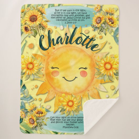 1 Jean 1:7, Couverture Sunshine des femmes chrétie (Devant)