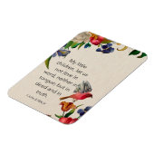 1 Jean 3:18 KJV Photo Magnet flexible (Côté Gauche)