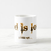 1 Jean 4:16 "Dieu est amour." Mug (Centre)