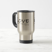 1 Jean 4:19 Mug de voyage (Devant gauche)