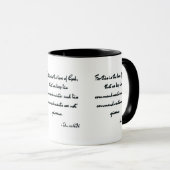1 Jean 5:3 KJV Bible Verse Mug à deux tons (Devant droit)