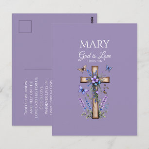 1 Johannes 4:16 God is Liefde – Persoonlijke Chris Briefkaart