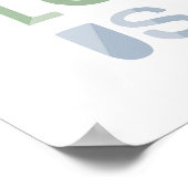 1 Johannes 4:19 Wij houden omdat Hij eerst van ons Poster (Hoek)