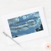 1 John 1:9 Rechthoekige Sticker (Envelop)