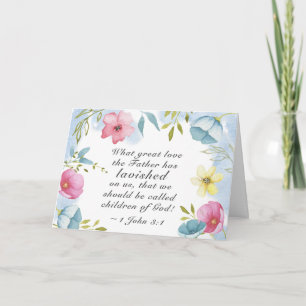 1 John 3:1 Geweldige liefde van de Vader op ons Kaart