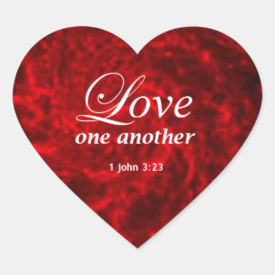 1 John 3:23 Hart Sticker