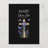 1 John 4:16 God Is Love – Personalized Christian Briefkaart (Voorkant)