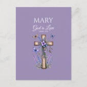 1 John 4:16 God Is Love – Personalized Christian Briefkaart (Voorkant)